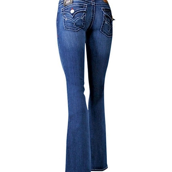 Plastic By Gly Flare Jeans - Picture 2 of 5